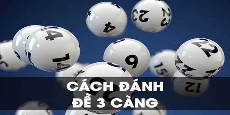 Đề ba càng Bí quyết đánh đề ba càng hiệu quả